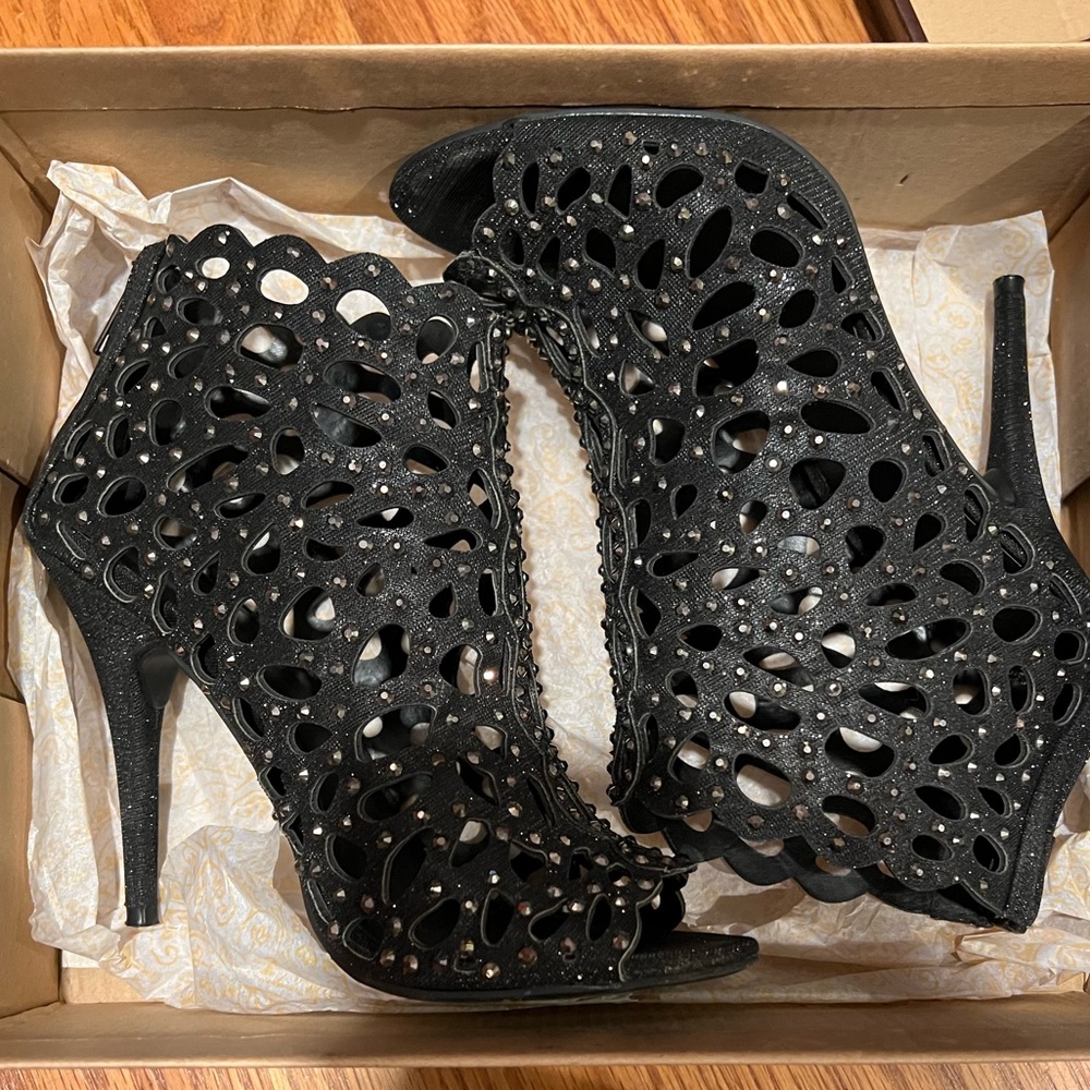 Black Heels with Studs